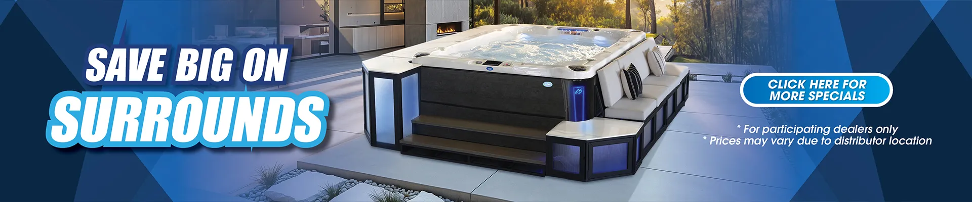 Calspas hot tub being used in a family setting - Eauclaire