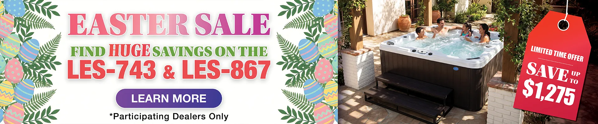 Calspas hot tub being used in a family setting - Eauclaire